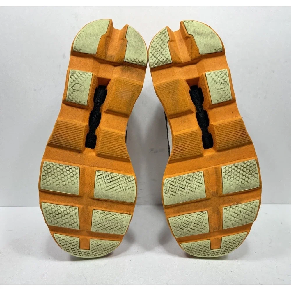 On Cloudmonster Eclipse Turmeric Orange Dark Grey 61.98656 Men's Size 12 Running